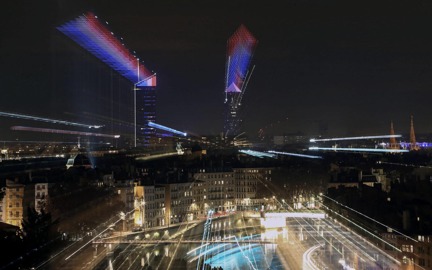 DARBORD - Lyon - Abstract Bleu Blanc Rouge