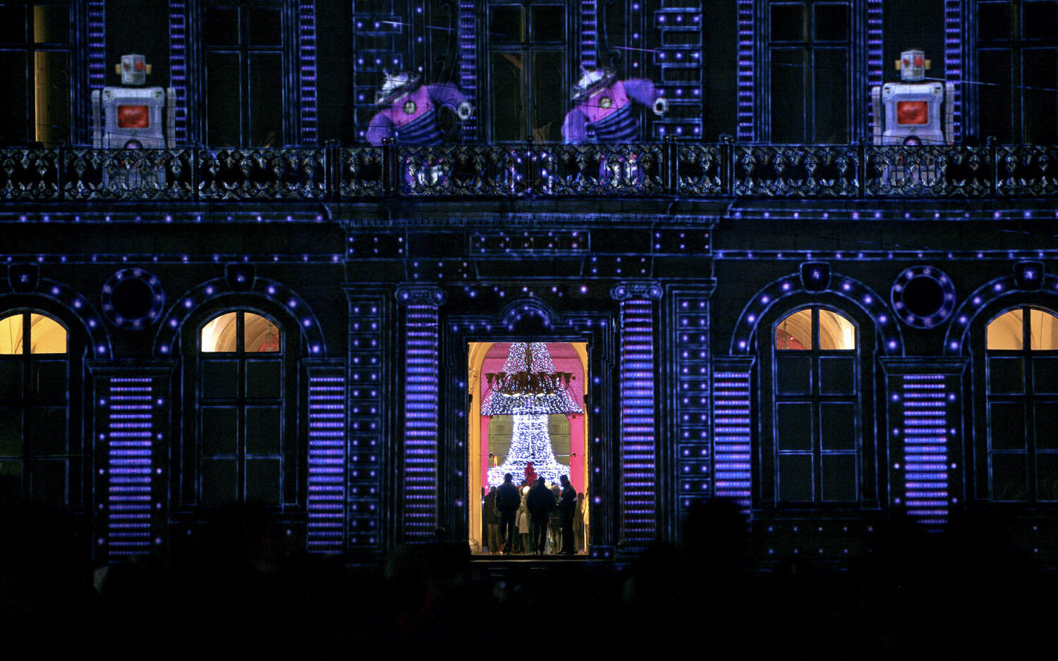 Lyon - Hôtel de Ville - Lumières