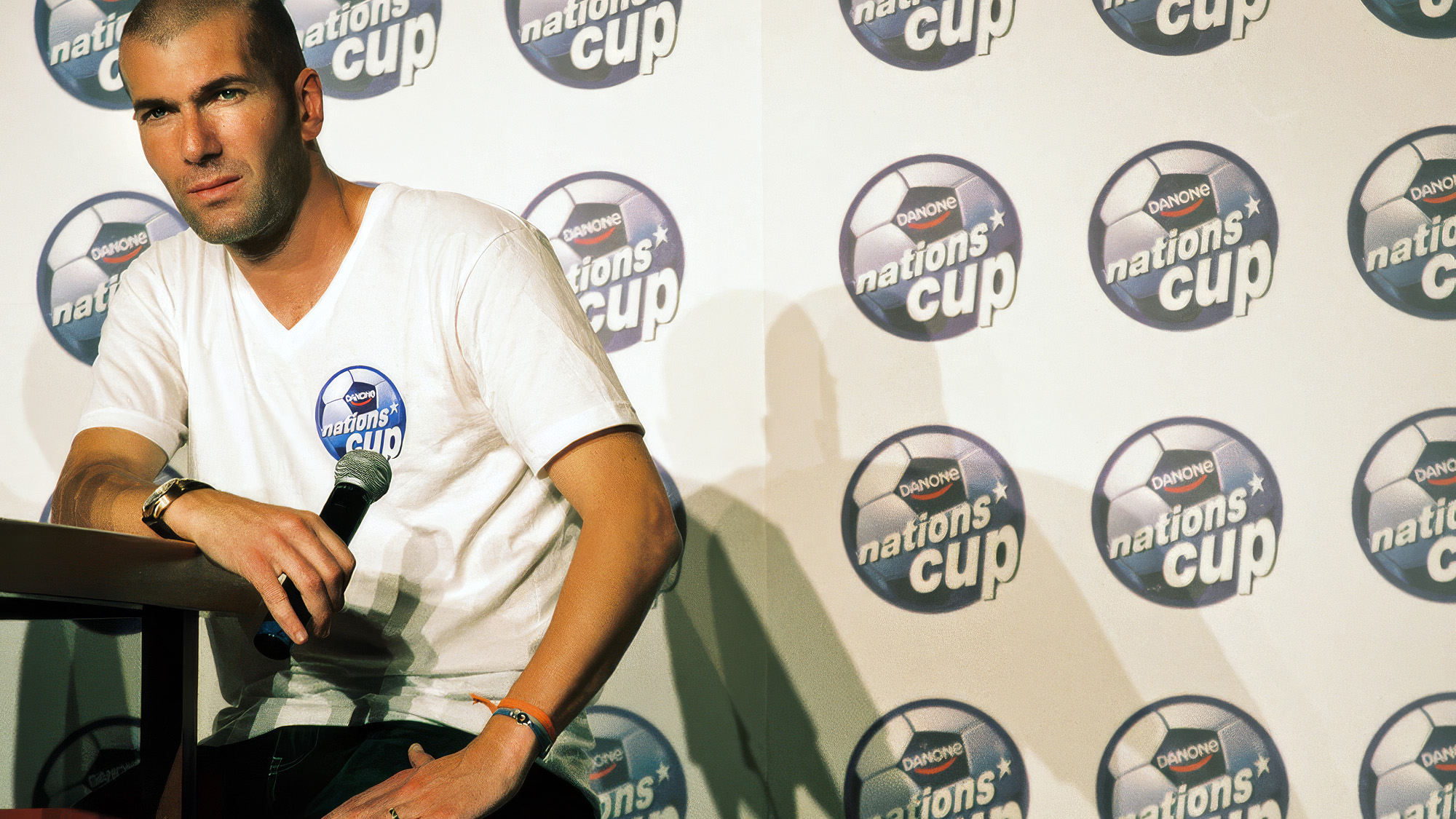 Zinedine Zidane à la Danone Nations Cup